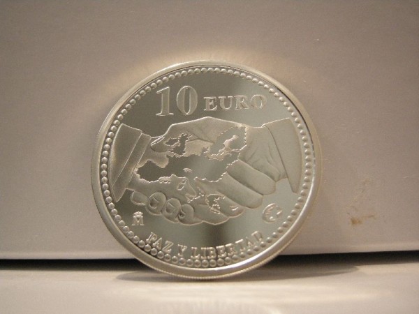 (afbeelding voor) 10 Euromunt Spanje 2005 Proof